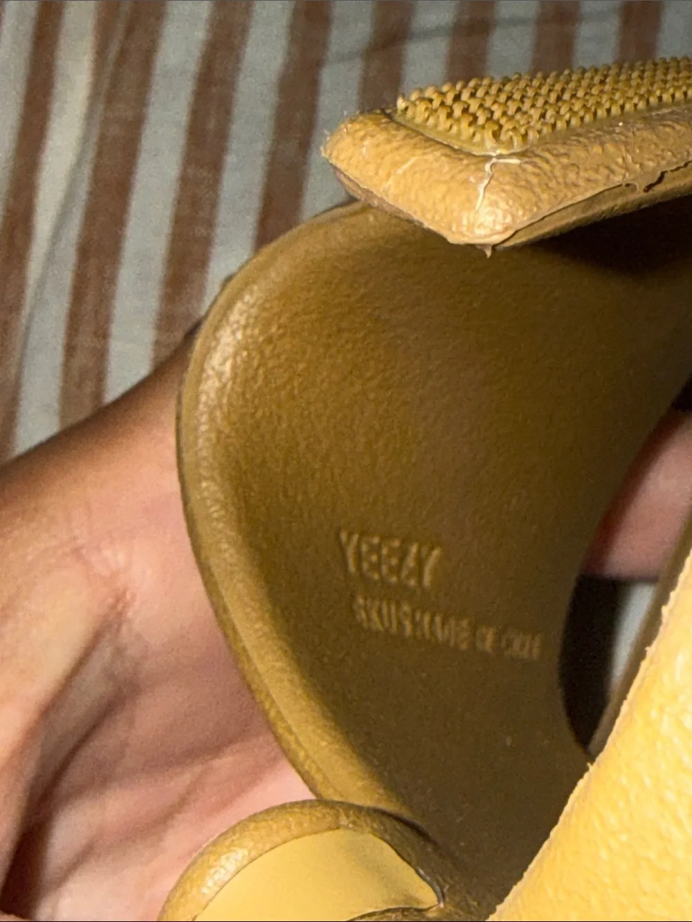 Yeezy Toddler Slides with Back Strap